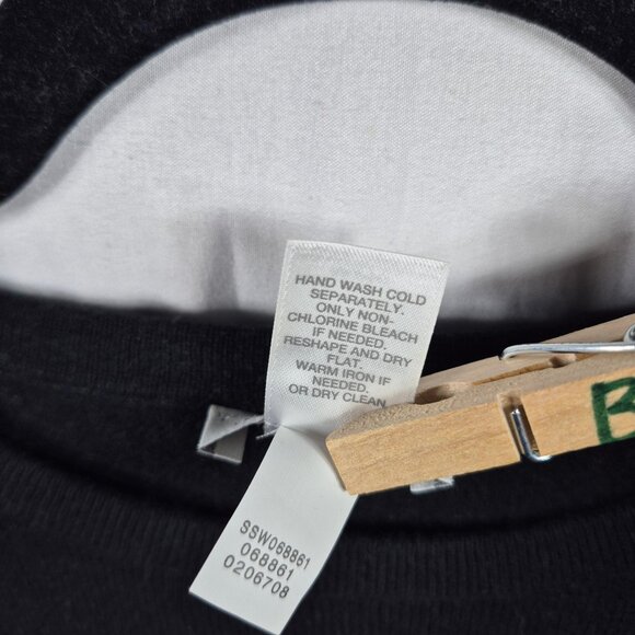 J Jill Sweater Womens M Black Knit 100% Cashmere Pullover Long Sleeve Top - Picture 7 of 8